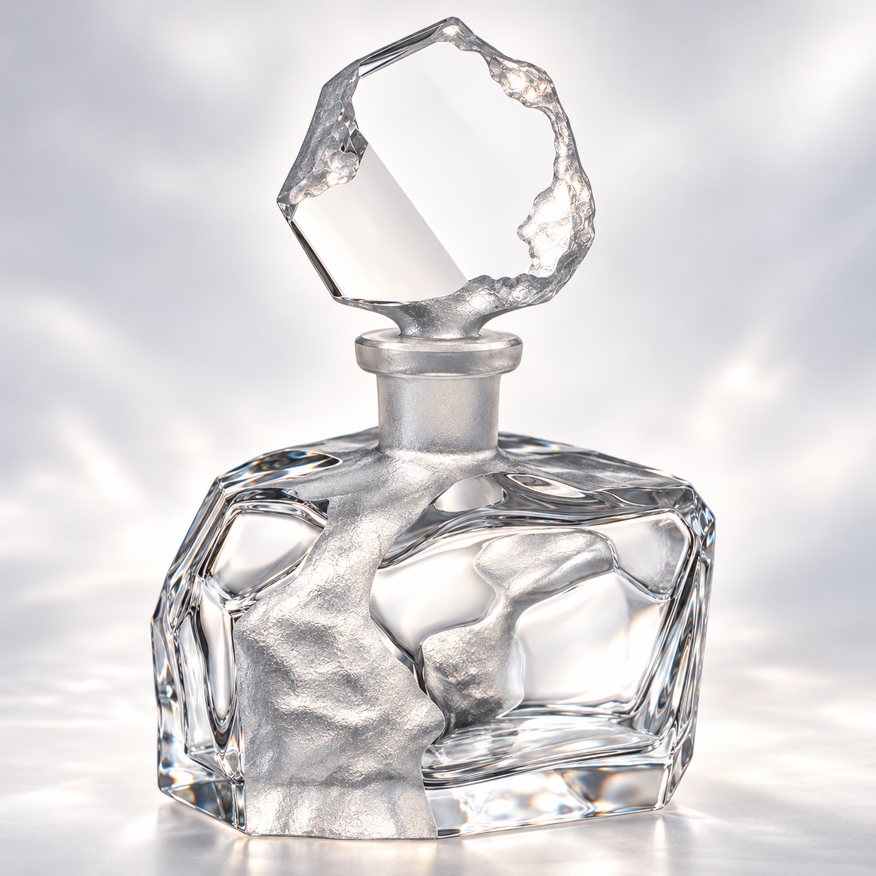 Reef Perfume Flacon - Frosted Clear