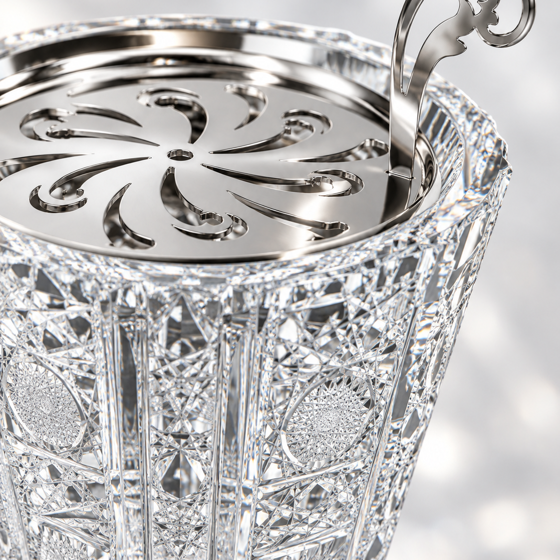 Octave Cristal Crystal Incense Burner, Close-up