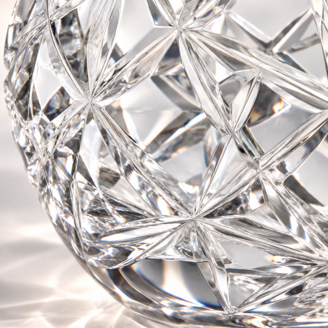 Atelier Spire Perfume Flacon, Round - Clear, Close-up