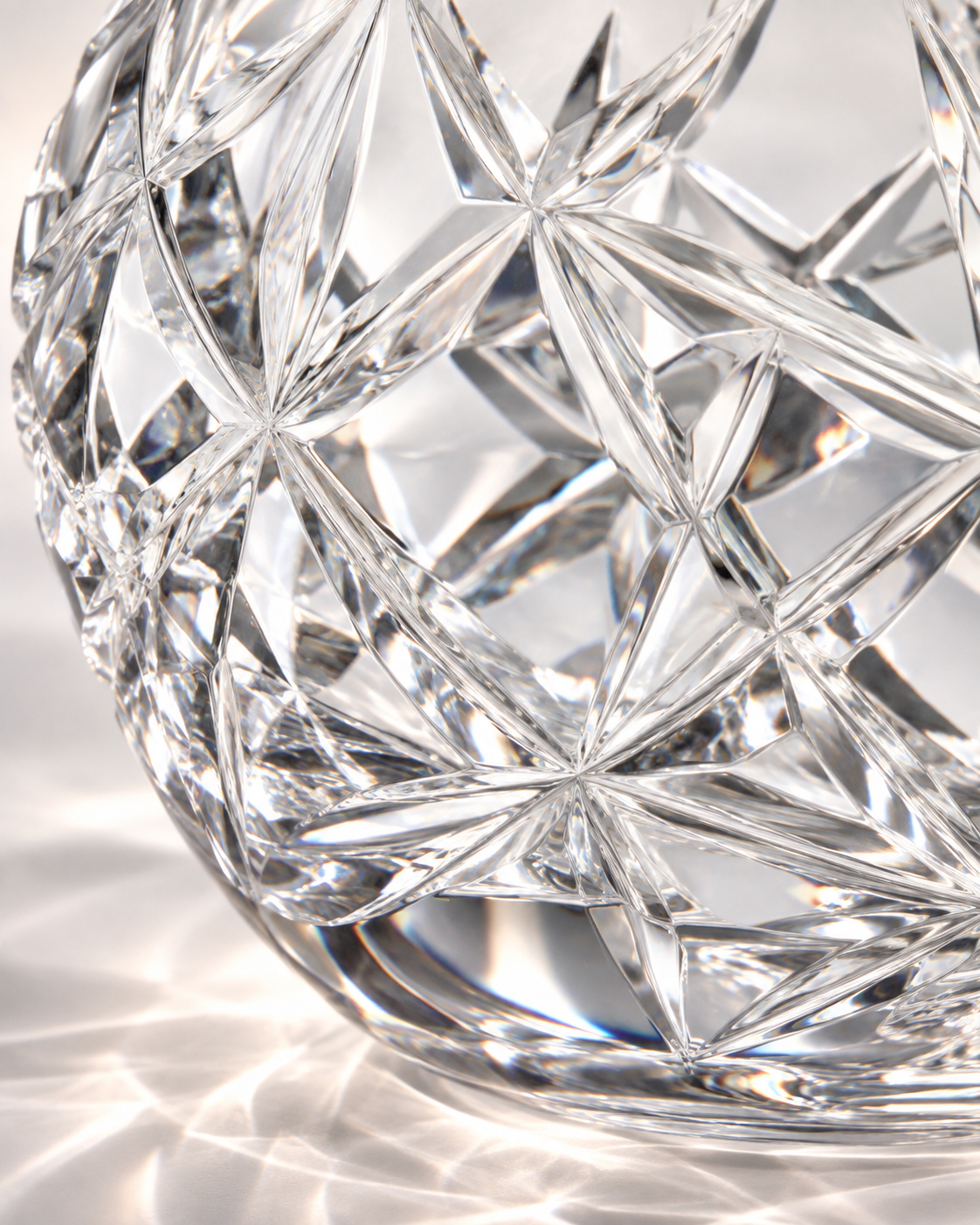 Atelier Spire Perfume Flacon, Round - Clear, Close-up