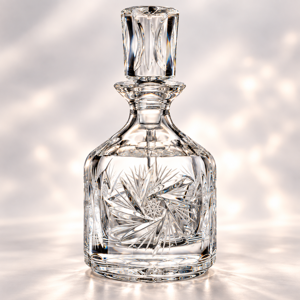 Grand Pinwheel Perfume Decanter - Clear