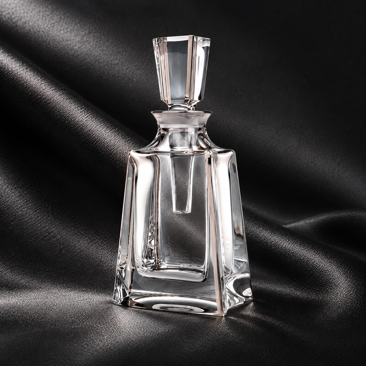 Kathrene Pinstripe Perfume Flacon - Platinum