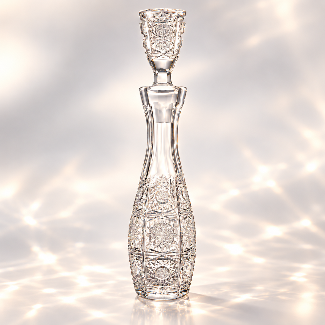 Royale Lace Spire Perfume Decanter - Clear