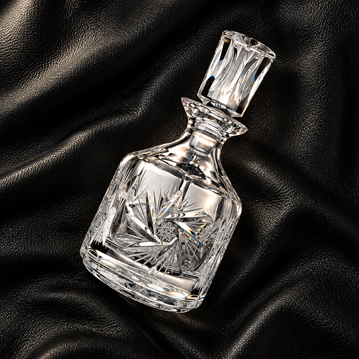 Grand Pinwheel Perfume Decanter - Clear