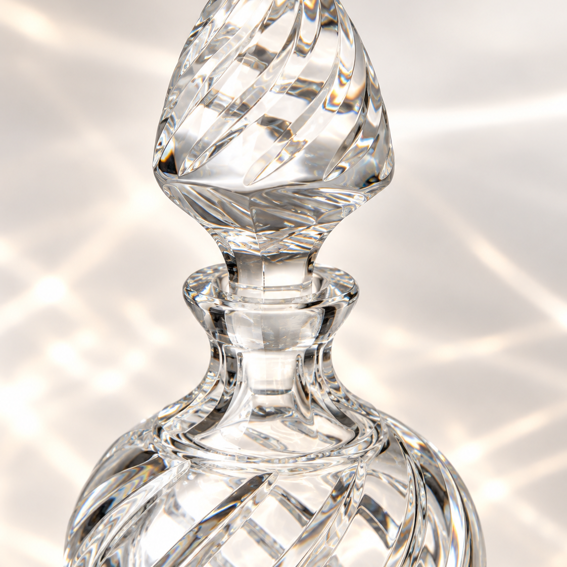 Atelier Swirl Perfume Flacon, Petite - Clear, Close-up