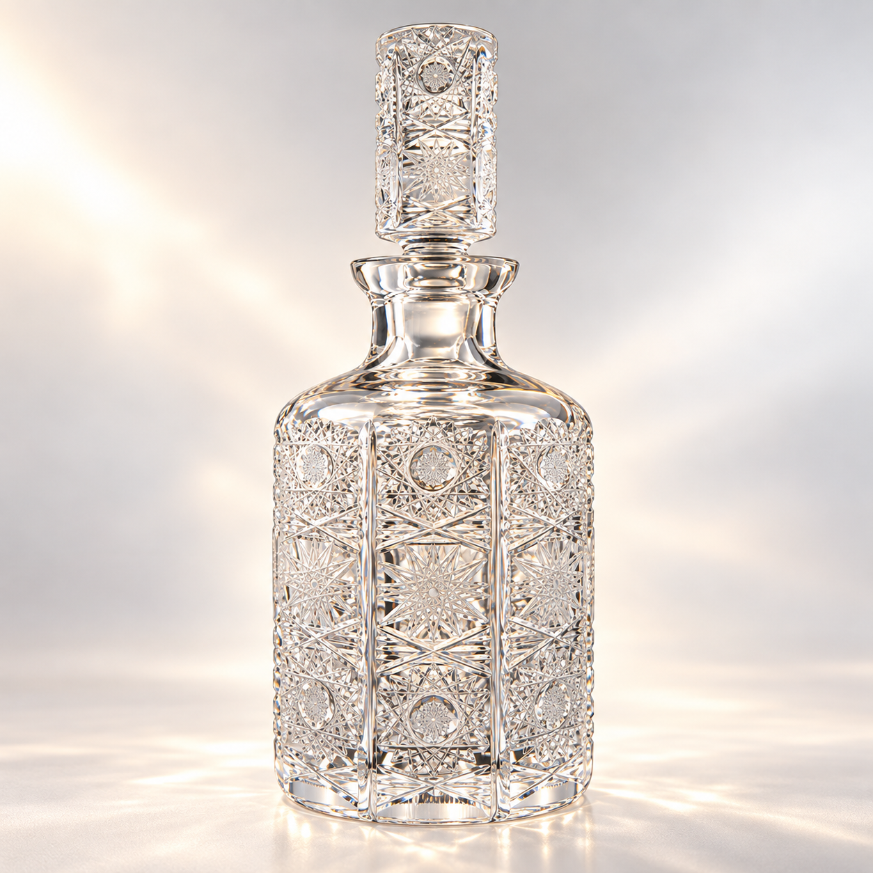Royale Lace Perfume Decanter, Medium - Clear