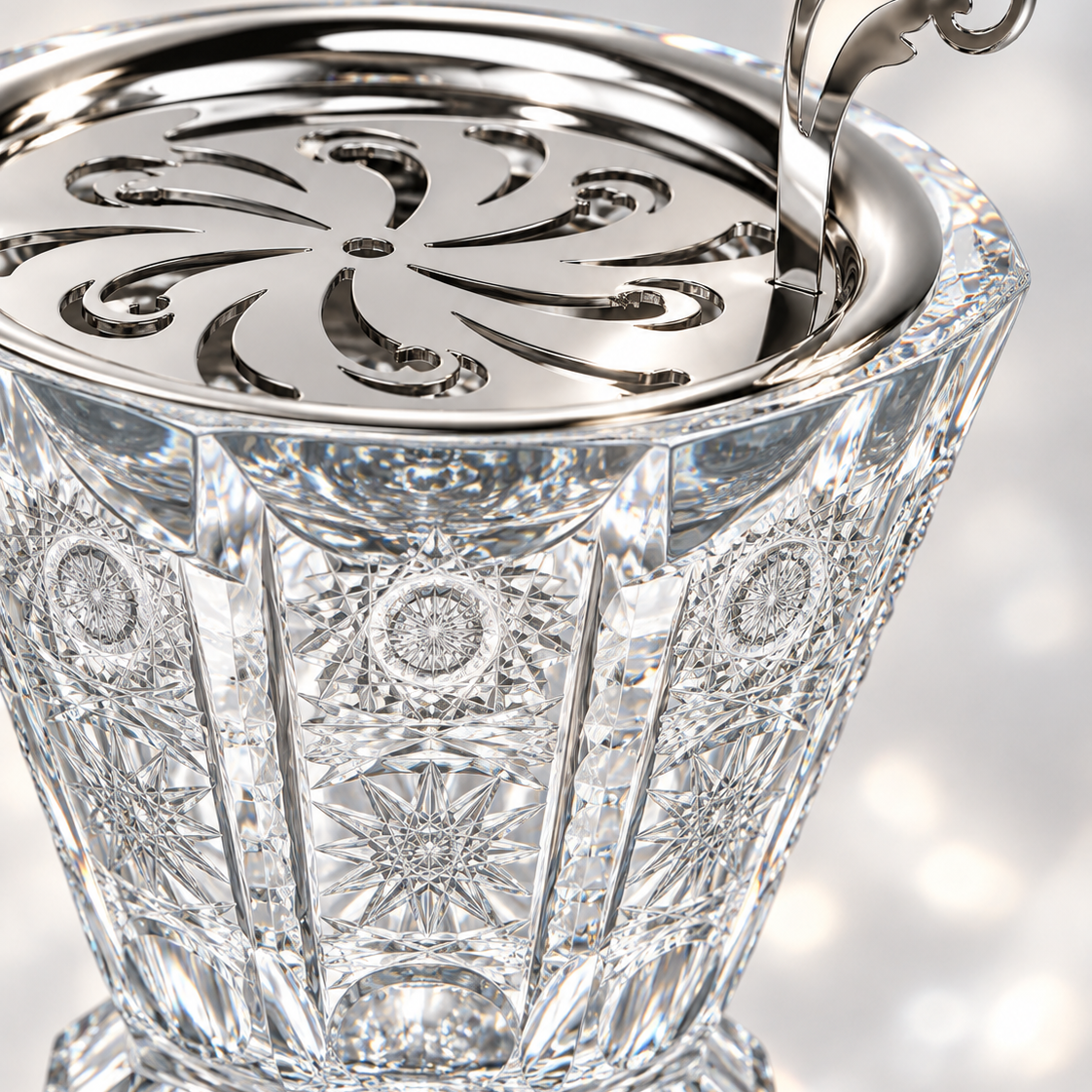 Aroma Trio Crystal Vanity Set, Crystal, Close-up