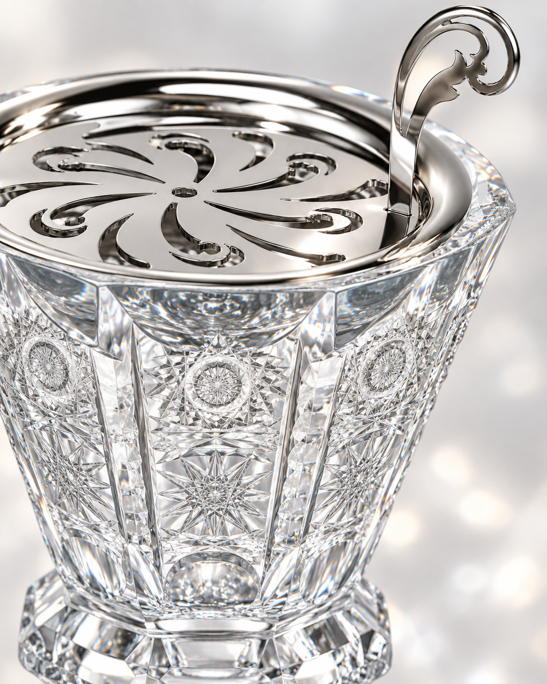 Aroma Trio Crystal Vanity Set, Crystal, Close-up