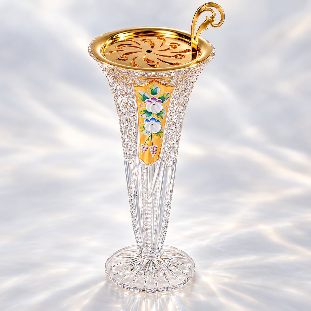 Florale Flare Incense Burner, Medium