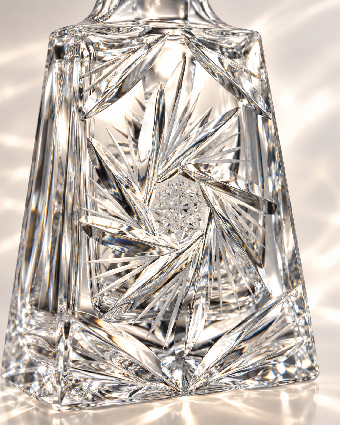 Kathrene Pinwheel Perfume Flacon - Clear, Close-up