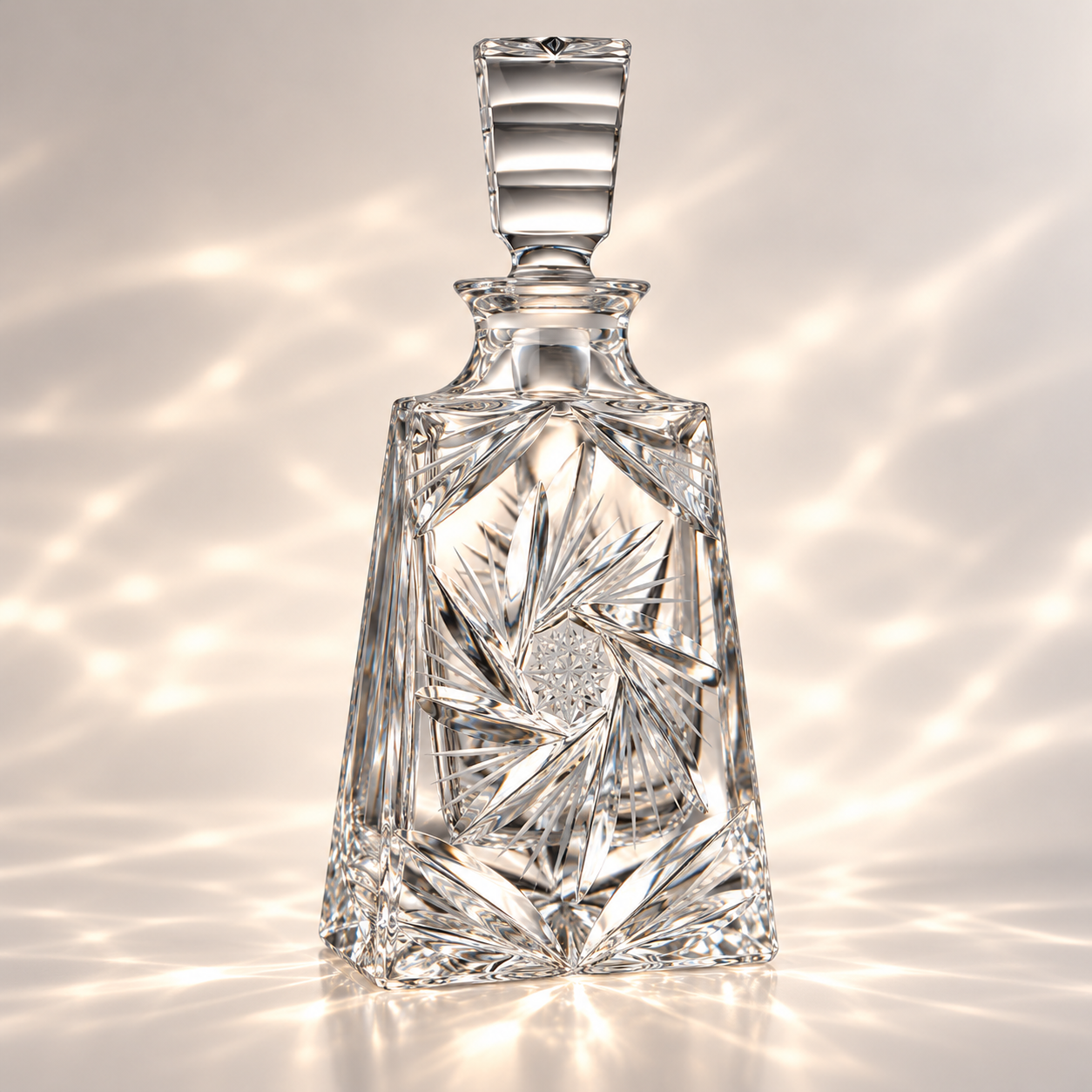 Kathrene Pinwheel Perfume Flacon - Clear