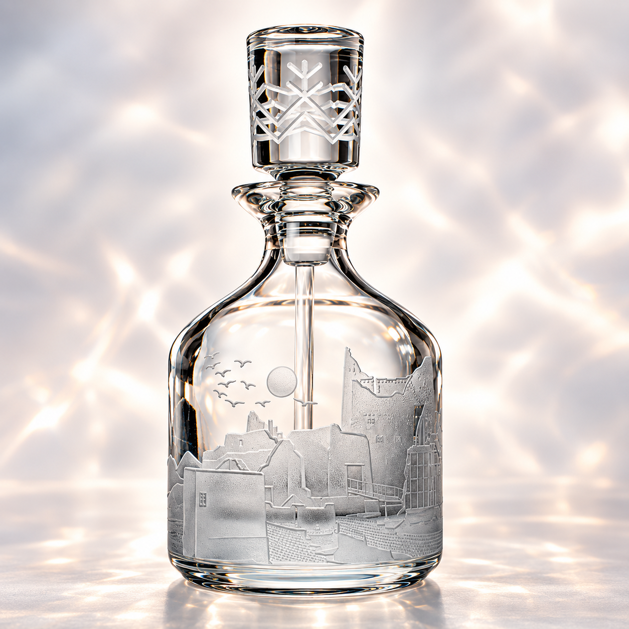 Grand Diriyah Perfume Decanter - Clear