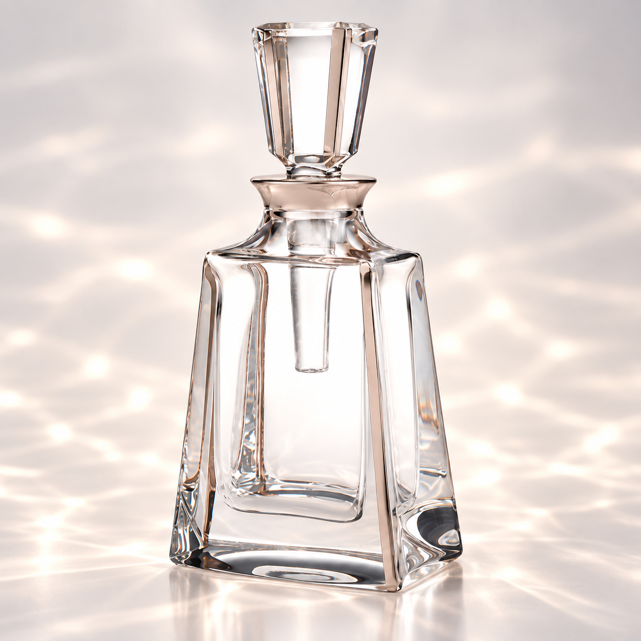 Kathrene Pinstripe Perfume Flacon - Platinum
