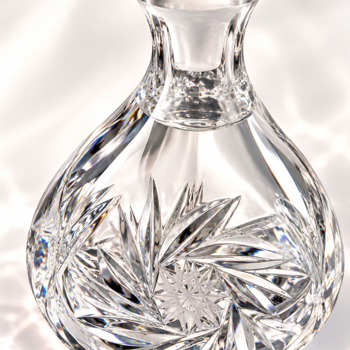 Mignon Pinwheel Perfume Flacon - Clear, Close-up