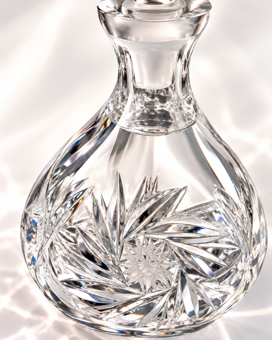 Mignon Pinwheel Perfume Flacon - Clear, Close-up