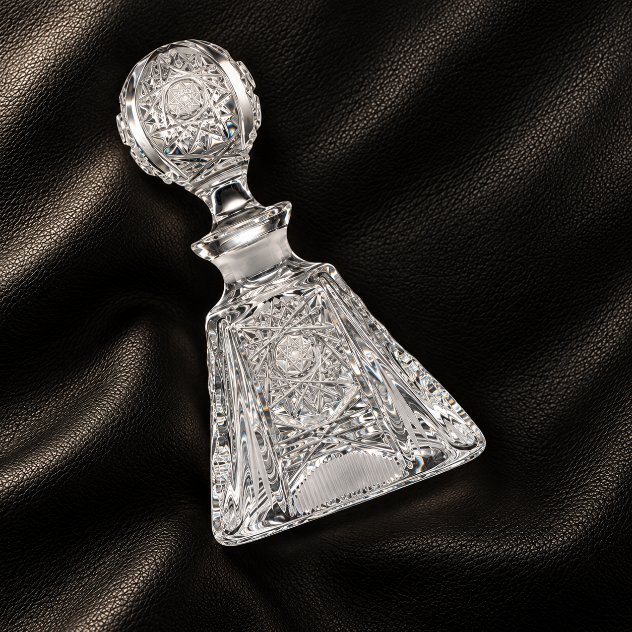Pyramide Lace Perfume Flacon - Clear