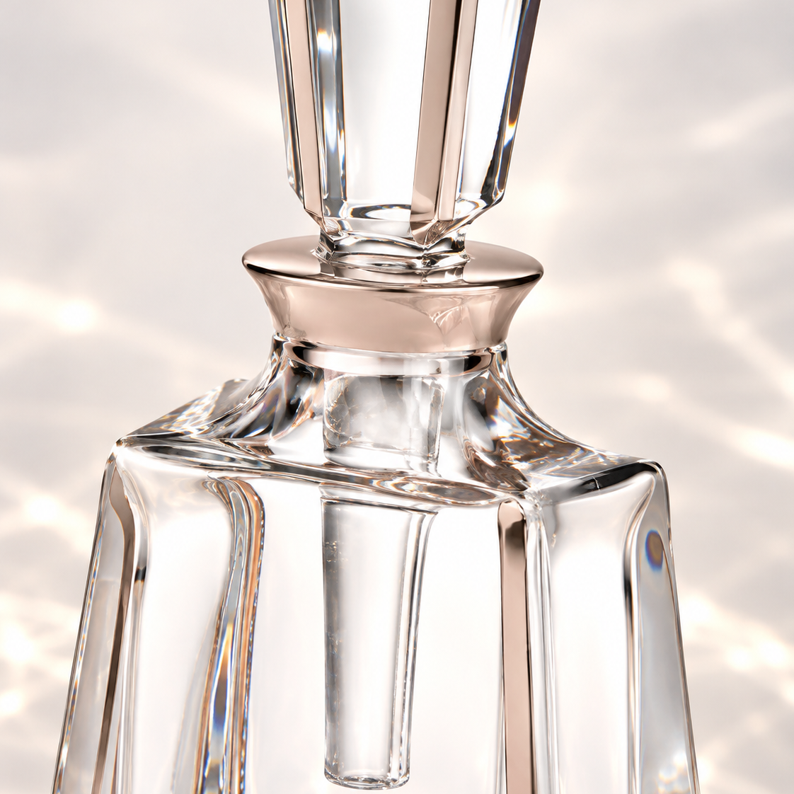 Kathrene Pinstripe Perfume Flacon - Platinum, Close-up