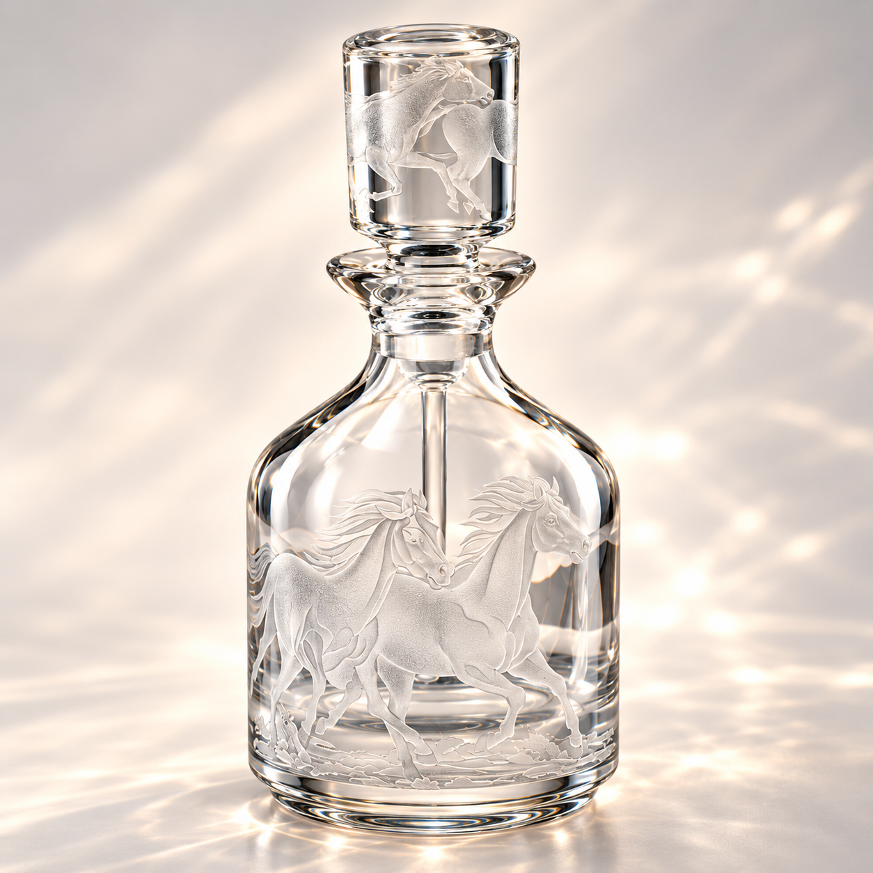 Grand Horse Perfume Decanter - Clear