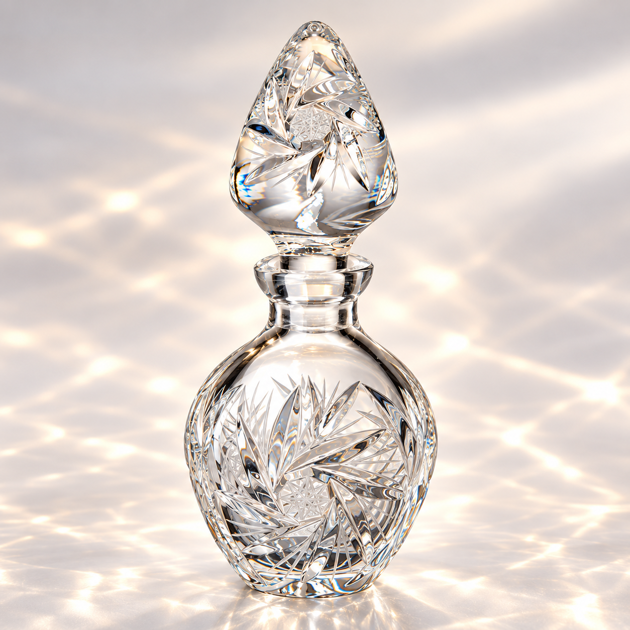 Atelier Pinwheel Perfume Flacon, Petite - Clear