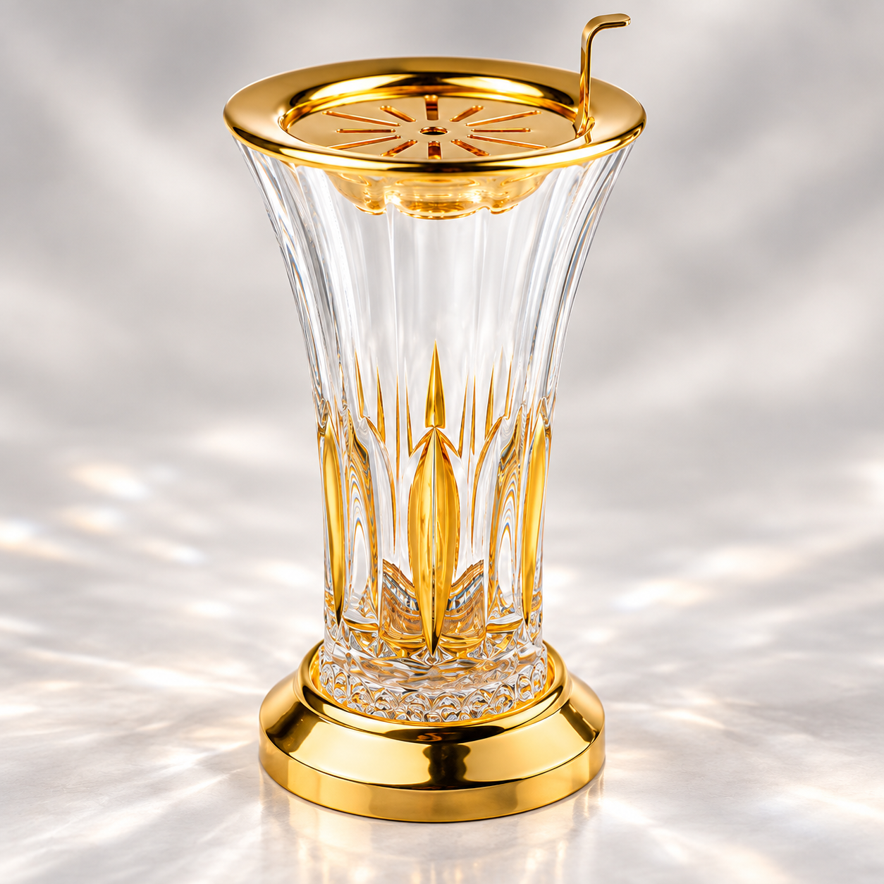 Petite Lumière Trumpet Crystal Incense Burner