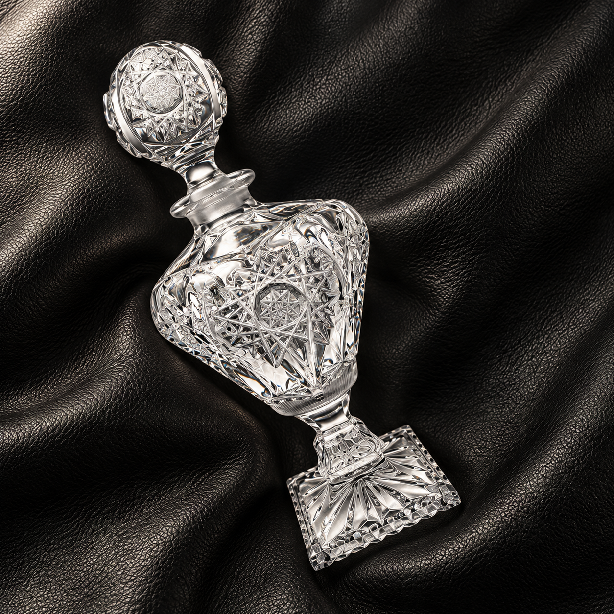 Imperiale Footed Perfume Flacon - Clear