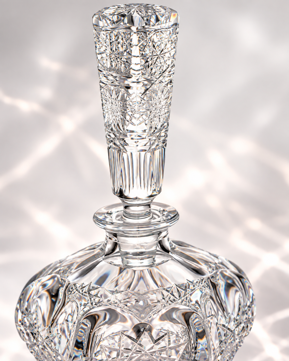 Imperiale Tall Perfume Flacon - Clear, Close-up