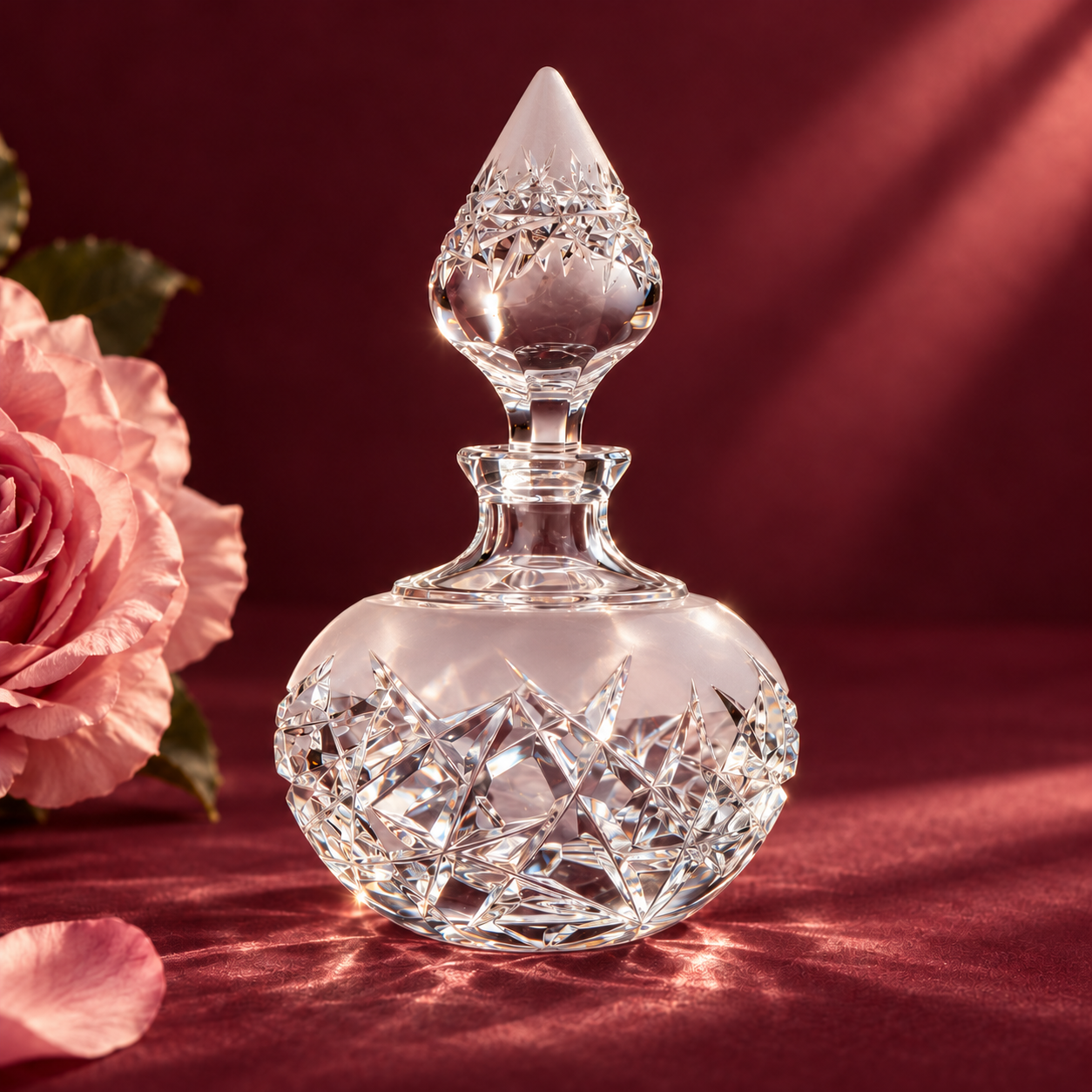 Atelier Spire Perfume Flacon, Squat - Clear