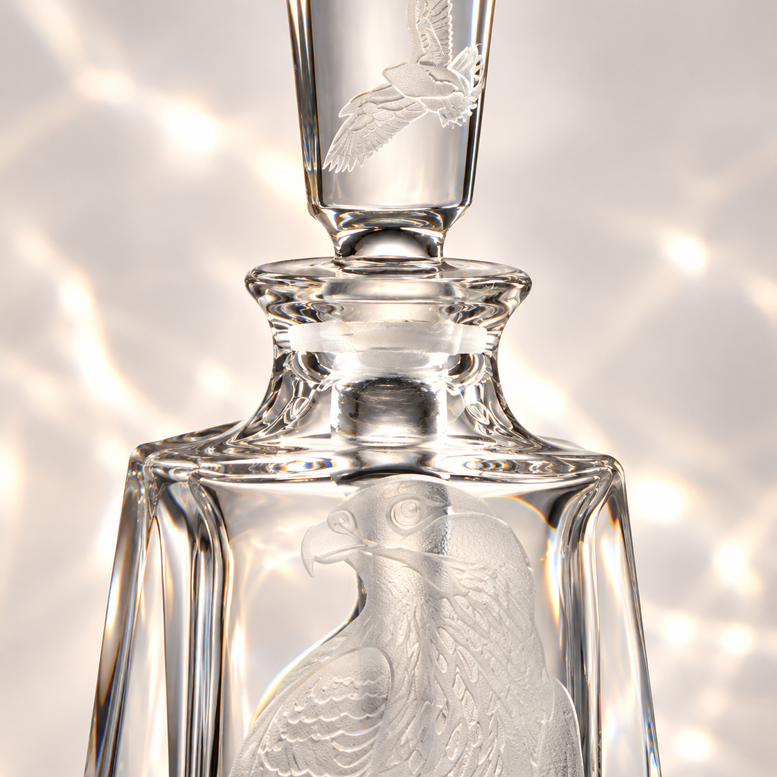 Kathrene Falcon Perfume Flacon - Clear, Close-up