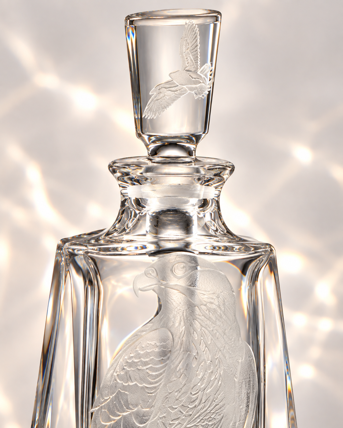 Kathrene Falcon Perfume Flacon - Clear, Close-up