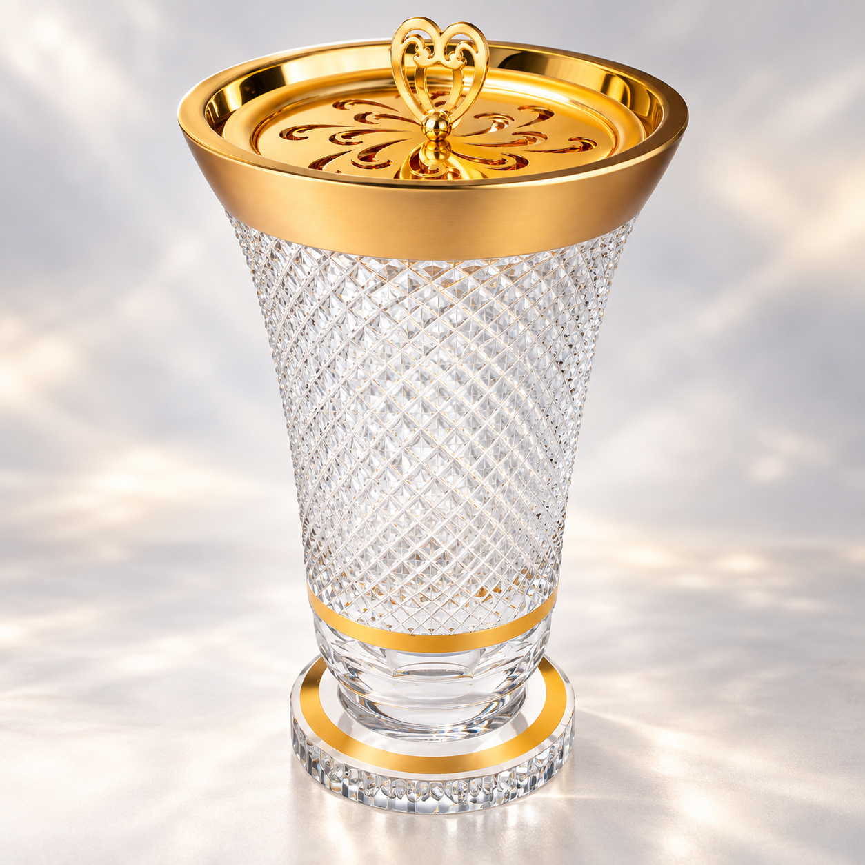 Diamantine Crystal Incense Vase